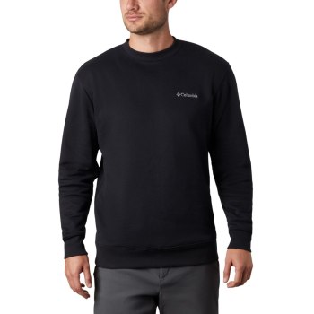 Columbia Sweater Heren, Hart Mountain II Crew Fleece Zwart, 71KANHODX